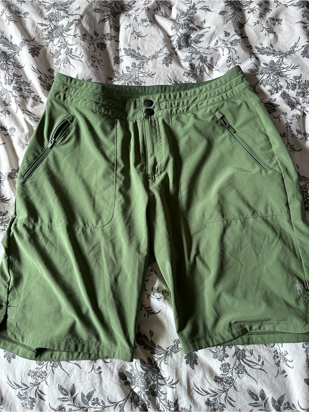 Smartwool Olive Green Women’s Hybrid Shorts